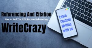 Referencing and Citation: The APA Format