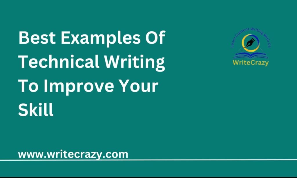 Best Examples Of Technical Writing To Improve Your Skill