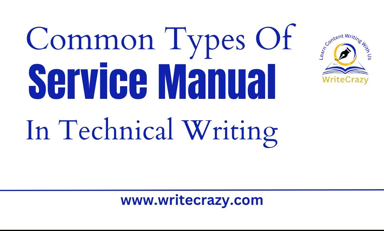 The Most Common Types Of Service Manuals