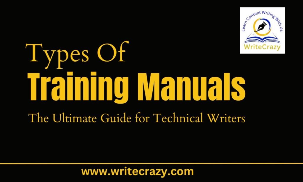 Types of Training Manuals: The Ultimate Guide For Technical Writers