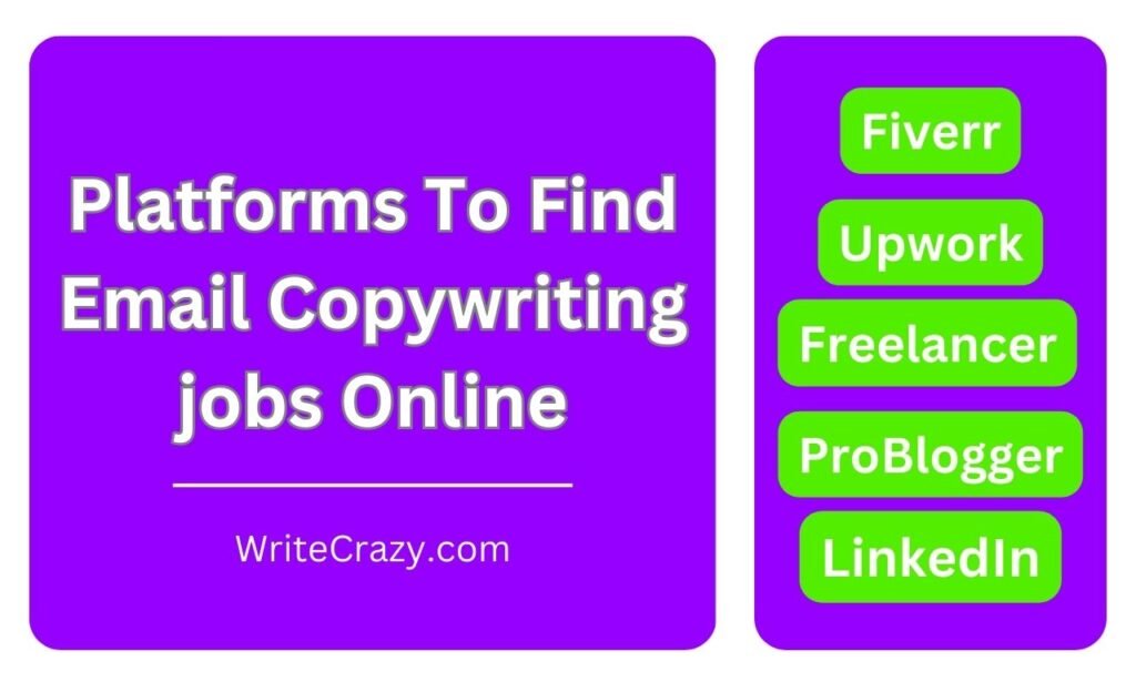 platforms to find email copywriting jobs online 