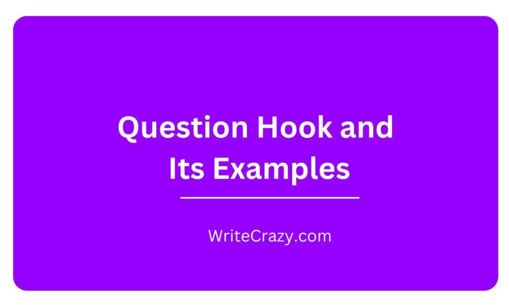 question hook for essay