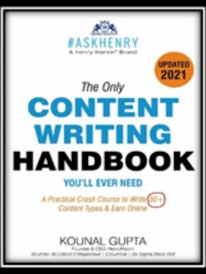 content writing handbok by KONAL GUPTA