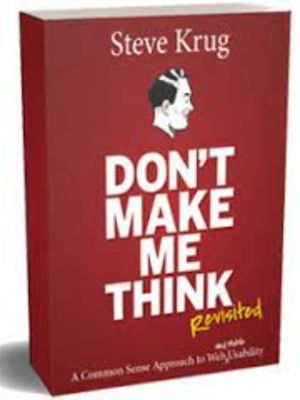 don't make me think by steve krug